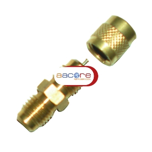 VENTE DE Raccord schrader à visser 1/8 NPT Mâle - 1/4 SAE Mâle