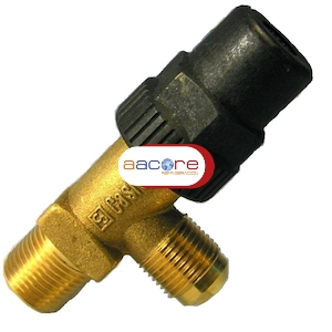 VENTE DE Vanne d'arrêt 3/8 NPT - 3/8 SAE avec capuchon 6110/33